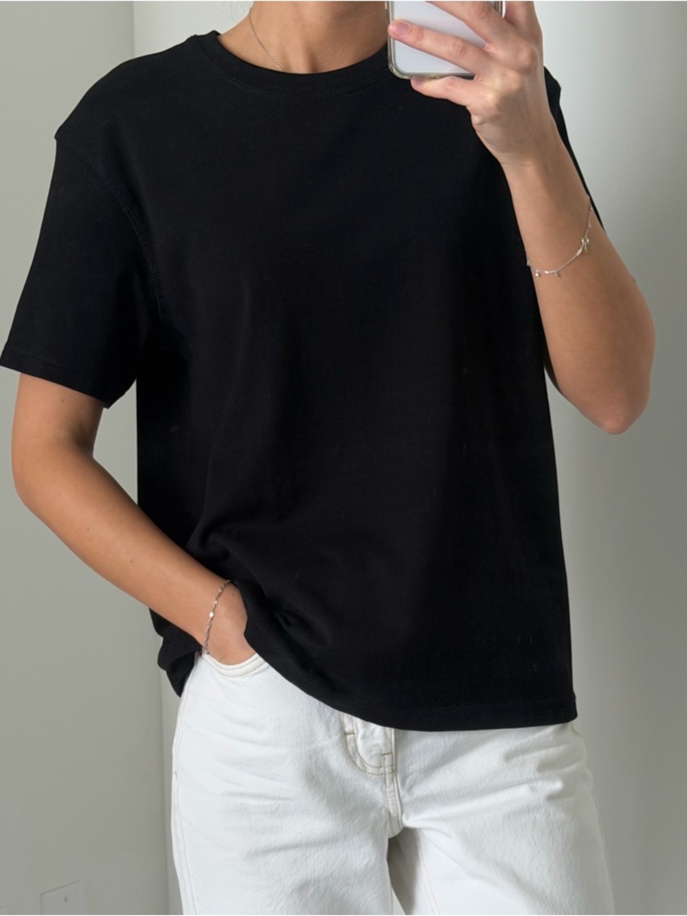 ZARA HEAVYWEIGHT COTTON T-SHIRT